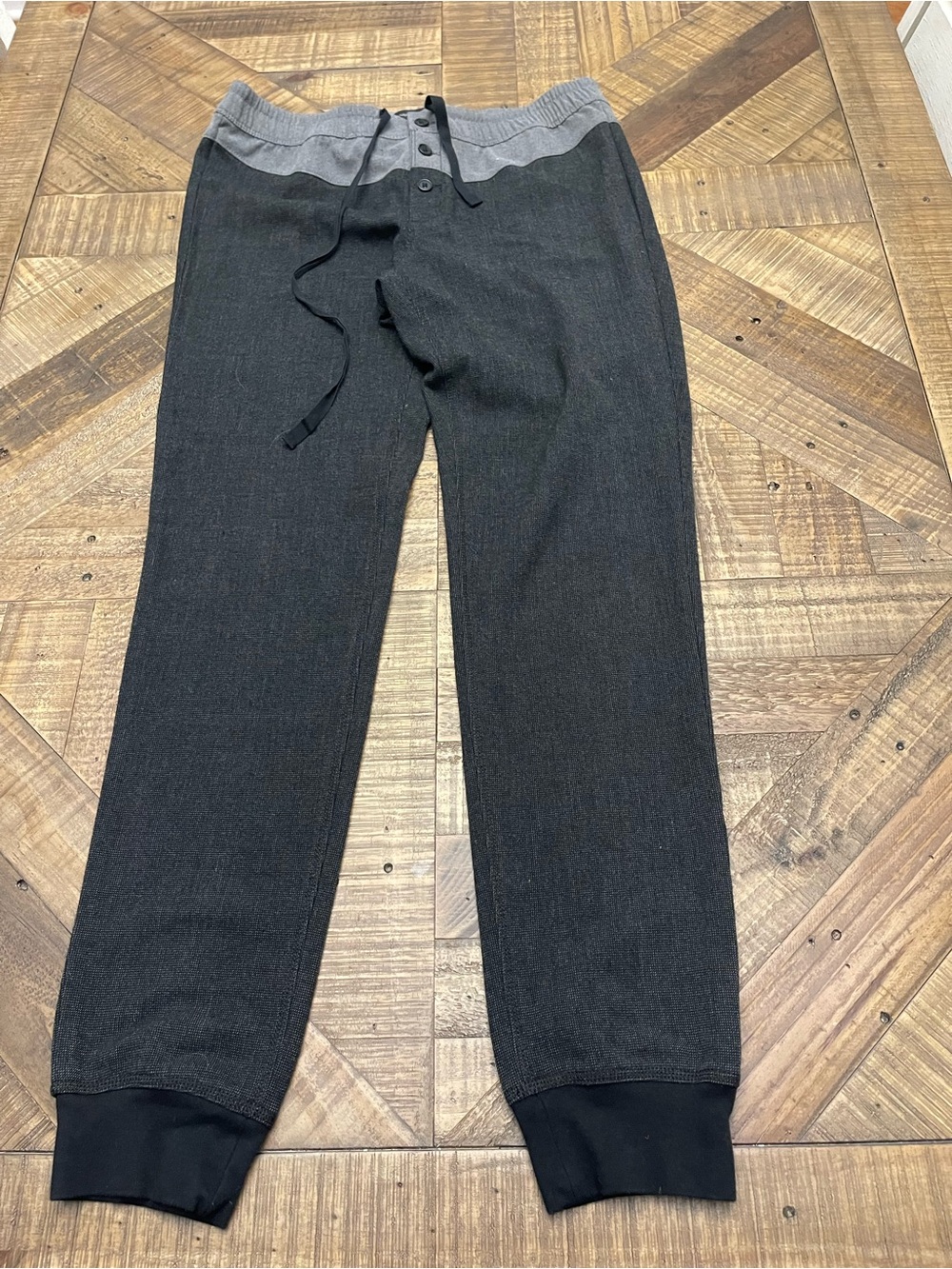 Banana Republic Grey Knit Lounge Jogger Pants - Size 10L (Tall)